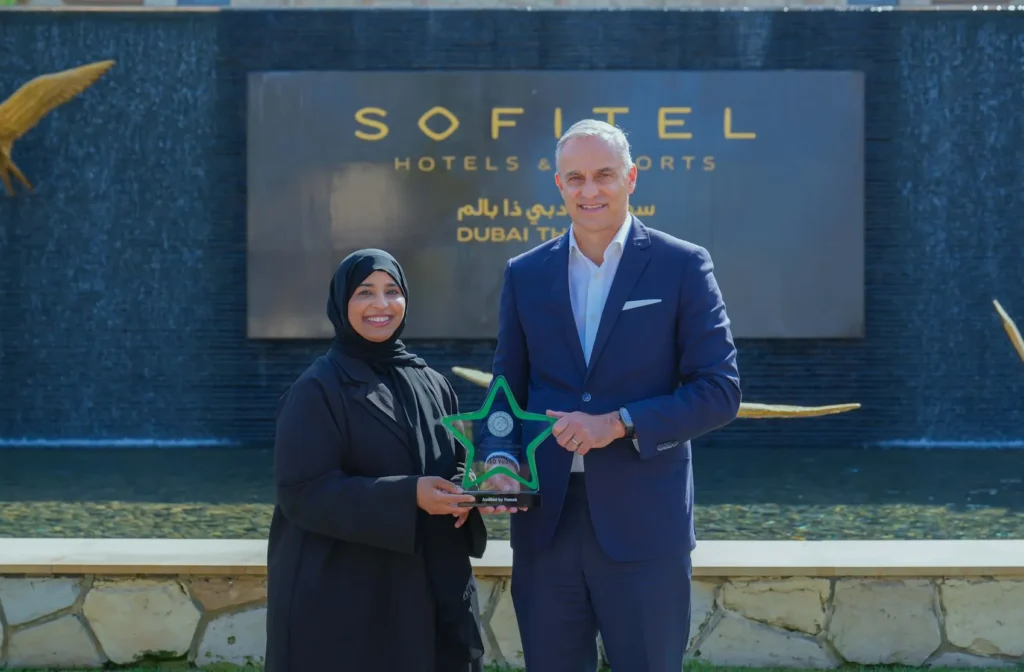 sofitel dubai the palm green globe certification farnek